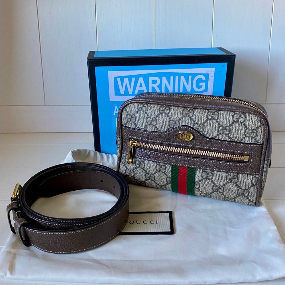 Gucci Ophidia GG Supreme belt bag